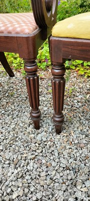 Lot 47 - A set of six Regency mahogany chairs.