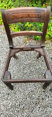 Lot 47 - A set of six Regency mahogany chairs.