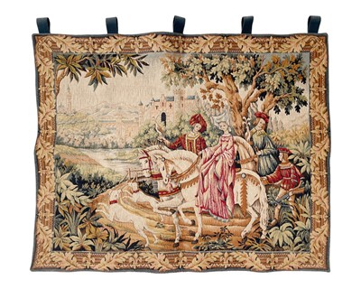 Lot 345 - 'The Royal Hunt' tapestry by Marc Waymel.