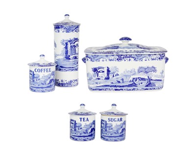 Lot 411 - A Spode Italian bread bin.