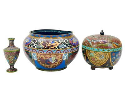 Lot 533 - Japanese cloisonne.