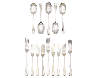 Lot 110 - A modern silver Hanoverian pattern part set of cutlery by J B Chatterley & Sons Ltd.