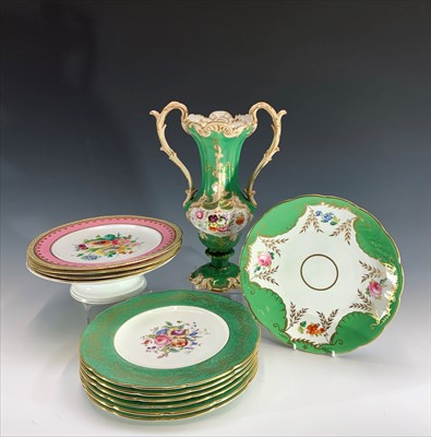Lot 1058 - Six early 20th century Coalport plates...