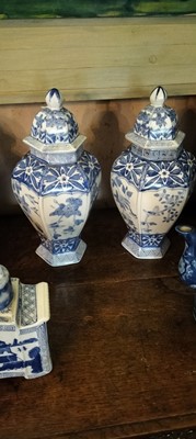 Lot 61 - A group of Chinese blue and white porcelain.