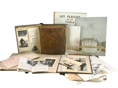 Lot 247 - Photograph Albums and Menus.