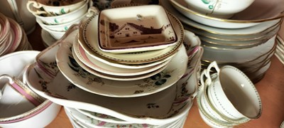Lot 85 - A shelf of tea and dinnerware.