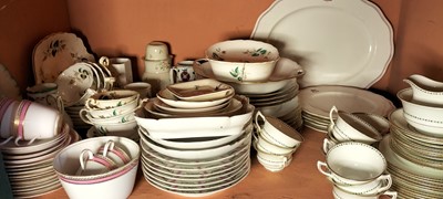 Lot 85 - A shelf of tea and dinnerware.
