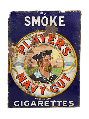Lot 85 - A Player's Navy Cut enamel advertising sign.