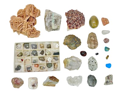 Lot 135 - A collection of approximately 20 mixed rock/mineral specimens.