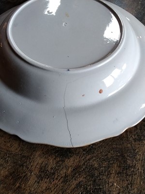 Lot 91 - A late Victorian ironstone style part dinner service.