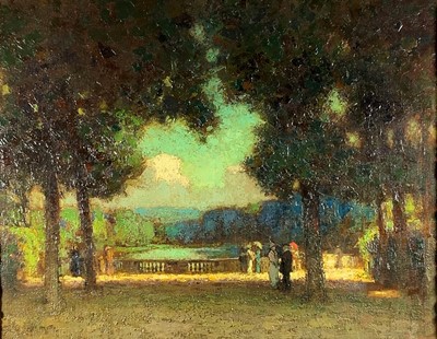 Lot 109 - Alfred HARTLEY (1855-1933) Jardin du Grand...