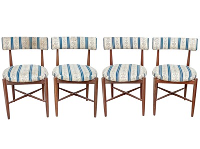 Lot 701 - A set of four G-Plan 'Fresco' teak dining chairs.