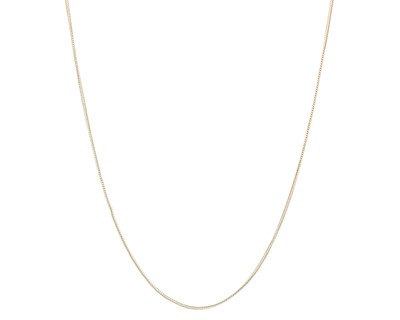 Lot 45 - A 15k gold foxtail link chain necklace.