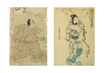 Lot 428 - Two Japanese woodblock prints.