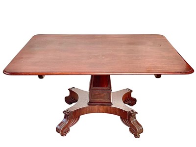 Lot 920 - A George IV mahogany dining or centre table.