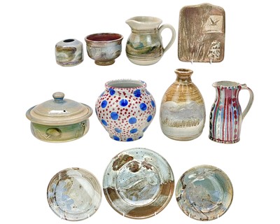 Lot 461 - A collection of Kelso Pottery.