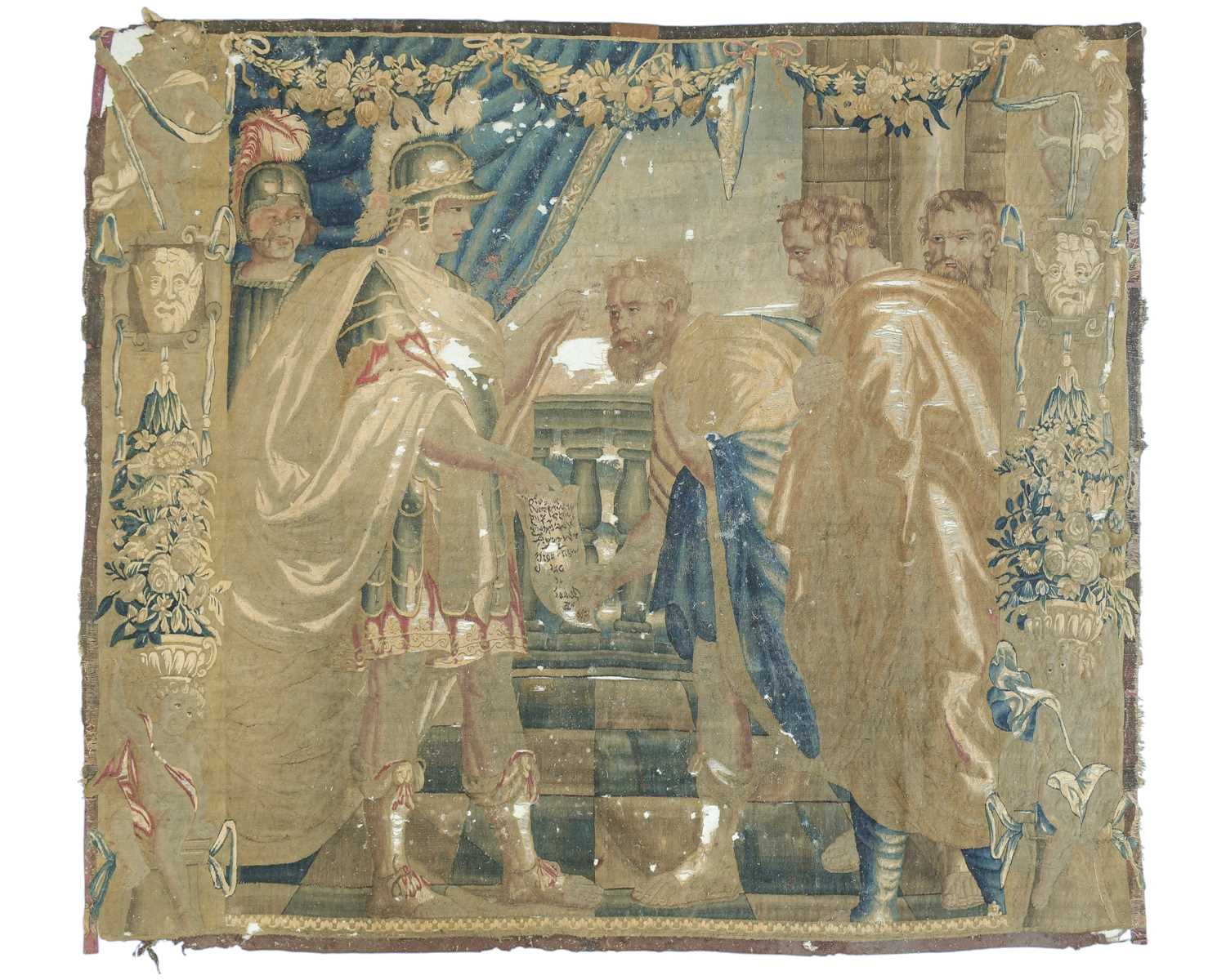 Lot 162 - A Mid 17th Century Flemish Historical Tapestry