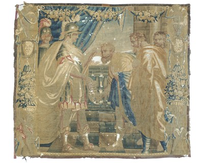 Lot 162 - A Mid 17th Century Flemish Historical Tapestry