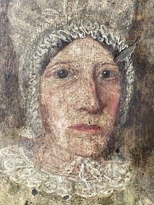 Lot 3 - Miniature Georgian portrait panel