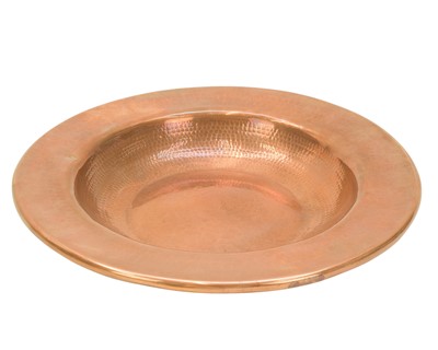 Lot 11 - Francis 'Bert' Cargeeg, a hand wrought copper dish.