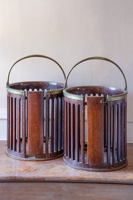 Lot 240 - Plate buckets