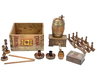 Lot 74 - A Colman's mustard painted retailer's box.