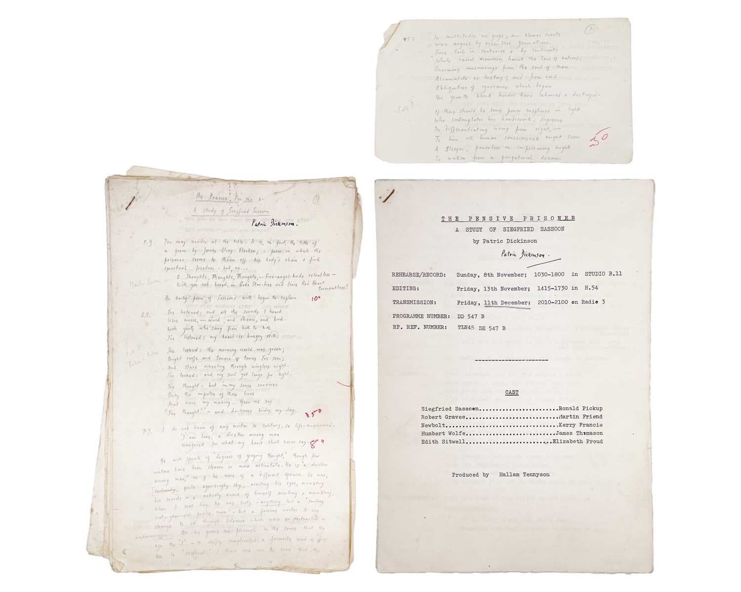 Lot 22 - (Sigfried Sassoon)