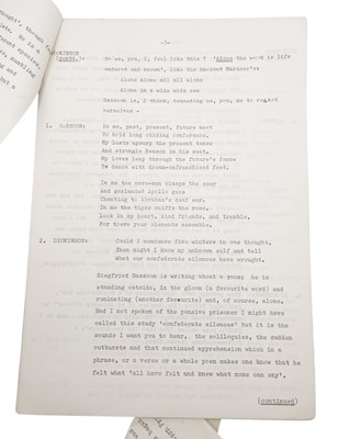 Lot 22 - (Sigfried Sassoon)