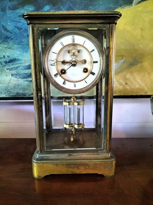 Lot 224 - Four-glass clock