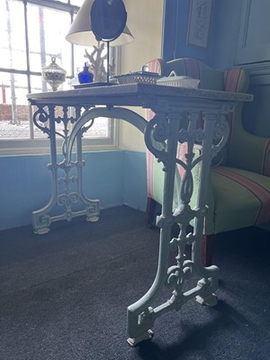 Lot 295 - Iron table