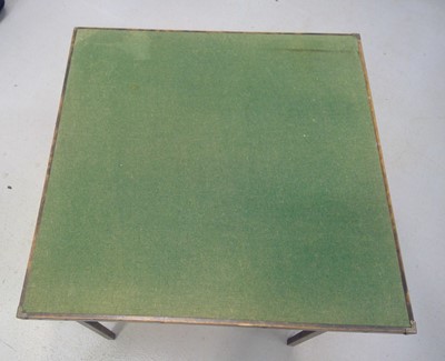Lot 25 - An American Folding Card Table. The Table is...