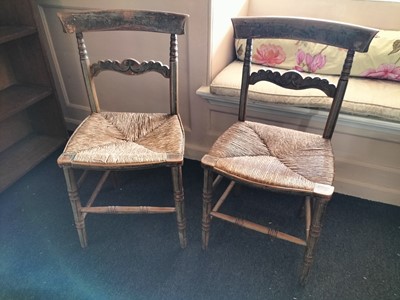Lot 437 - Country chairs