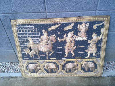 Lot 22 - A Balinese Wall Hanging. The piece is 94cm...