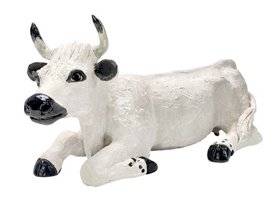 Lot 384 - Lynn DAVEY (XX-XXI) Park Cow Sitting.