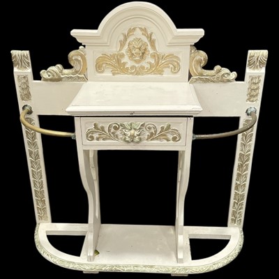 Lot 16 - A Carved Hall Stand. The Stand is 113cm tall,...
