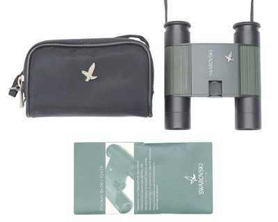 Lot 218 - A pair of Swarovski 8x20 pocket binoculars.