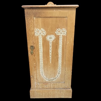 Lot 47 - A Pine Pot Cupboard. The Cupboard is 73cm tall,...