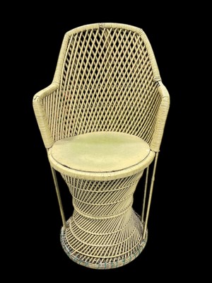 Lot 32 - A Mid-century Wicker Chair. The Chair is 93cm...