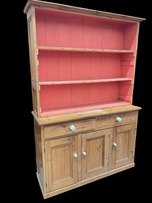 Lot 27 - A Pine Dresser. The Dresser is 208cm tall,...