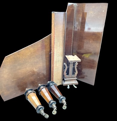 Lot 29 - Baby Grand Piano, Legs, Lyre and Pedals,...
