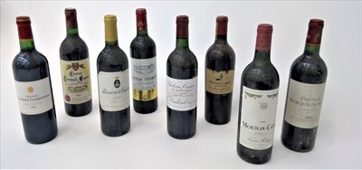 Lot 232 - Eight bottles of assorted red wine to include...