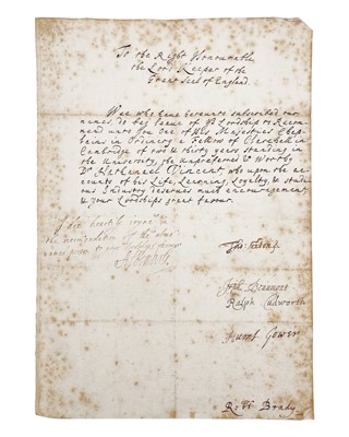 Lot 7 - Dr. Nathaniel Vincent (1634-1772)