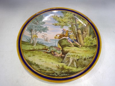 Lot 72 - An Antique, Richard Ginori Majollica Charger....