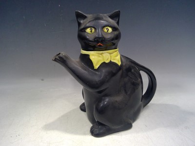 Lot 75 - A Wood & sons Cat Teapot. The Teapot is 22cm...