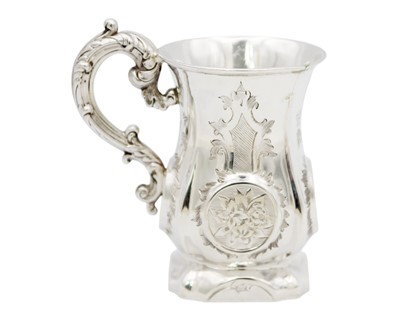 Lot 84 - An attractive Victorian silver christening mug by Henry Hyde Aston.