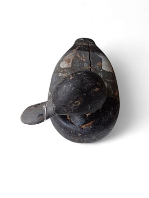 Lot 125 - A painted decoy style duck.