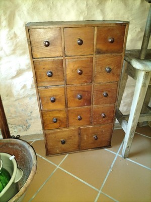 Lot 560 - Nest of pine drawers