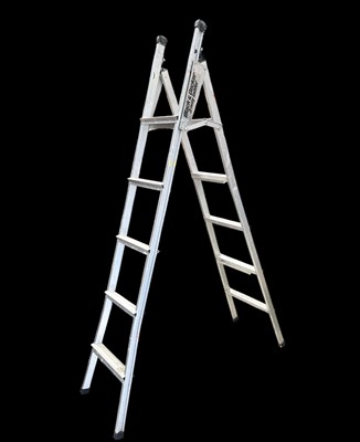 Lot 98 - A set of Black & Decker 3-way ladders.