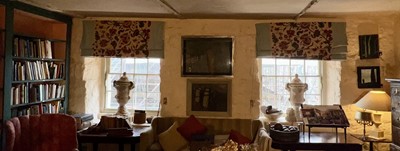 Lot 416 - A pair of Roman blinds