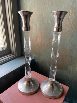 Lot 141 - A pair of silver plated pheasant table ornaments.